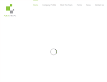 Tablet Screenshot of flexvisual.com
